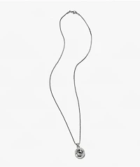 HUF x Spitfire Pendant 22" Silver Necklace