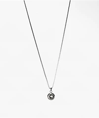 HUF x Spitfire Pendant 22" Silver Necklace