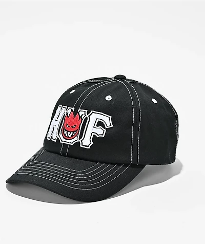 HUF x Spitfire Union Black Snapback Hat