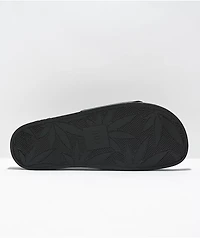HUF x THRASHER Black Slide Sandals