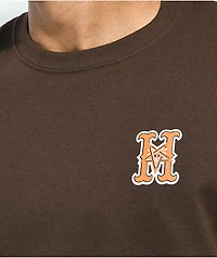 HUF x THRASHER High Point Brown T-Shirt