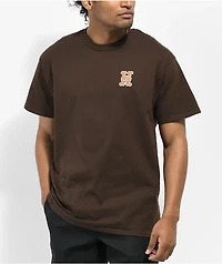 HUF x THRASHER High Point Brown T-Shirt