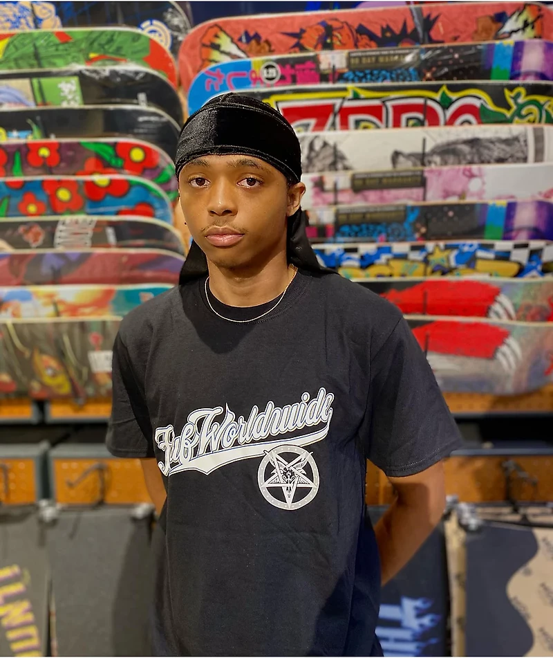 HUF x THRASHER Portola Black T-Shirt