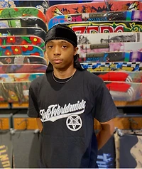 HUF x THRASHER Portola Black T-Shirt