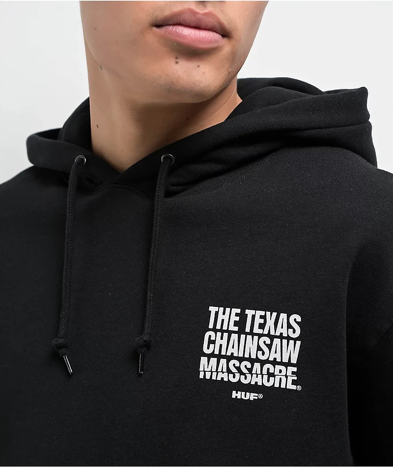 HUF x Texas Chainsaw Massacre Black Hoodie