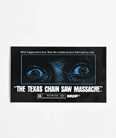 HUF x Texas Chainsaw Massacre Fear Sticker