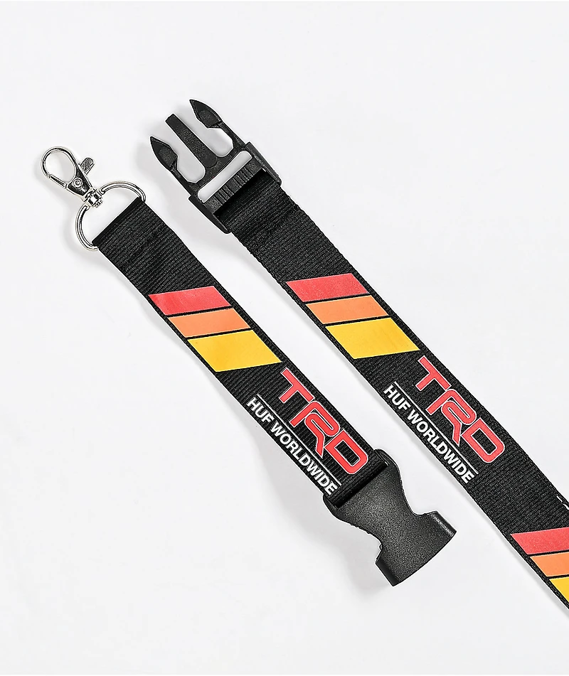 HUF x Toyota Racing Development Black Lanyard