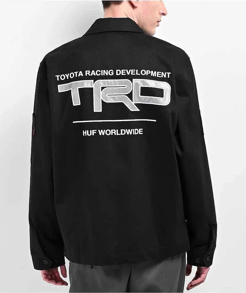 HUF x Toyota Racing Development Black Work Jacket