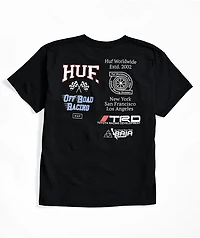 HUF x Toyota Racing Development Kids Black T-Shirt