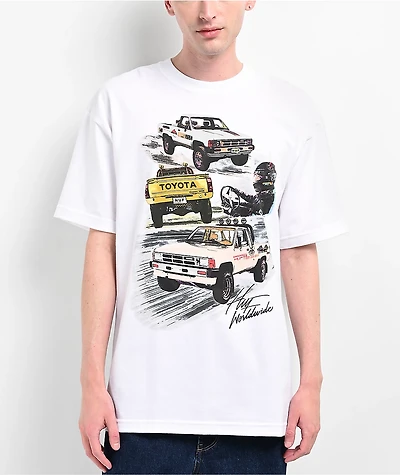 HUF x Toyota Racing Development White T-Shirt