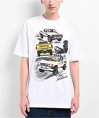 HUF x Toyota Racing Development White T-Shirt