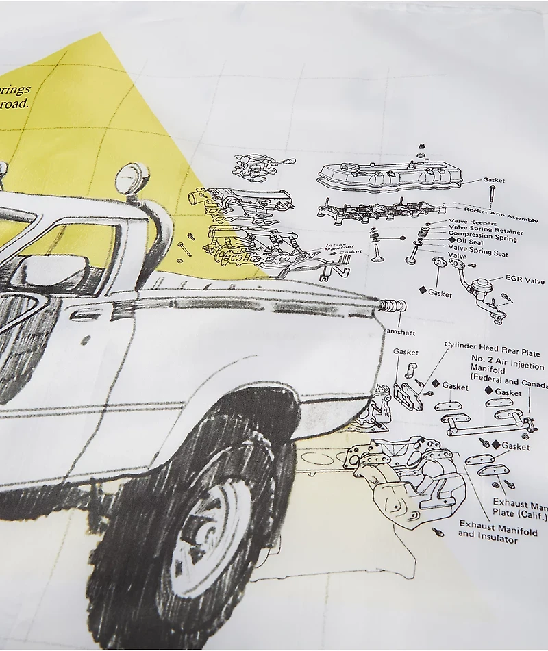 HUF x Toyota Racing Development Shop Banner