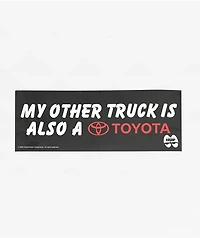 HUF x Toyota TRD Black Sticker