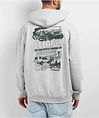 HUF x Toyota TRD Escape Grey Hoodie