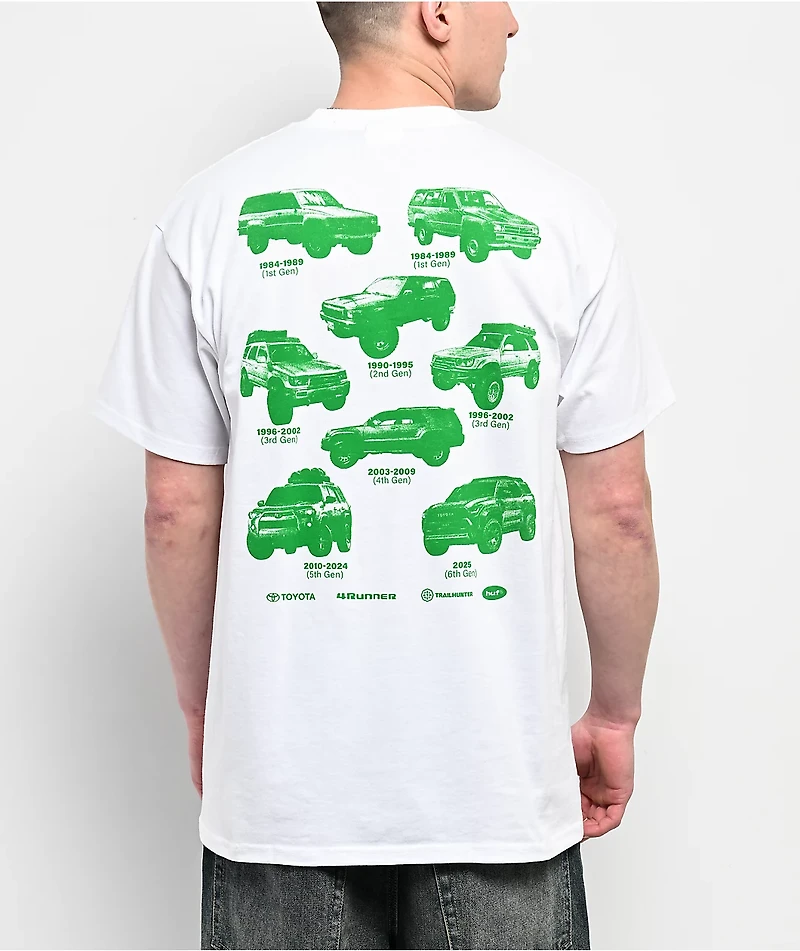 HUF x Toyota TRD Generations White T-Shirt