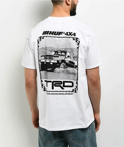 HUF x Toyota TRD Long Travel White T-Shirt