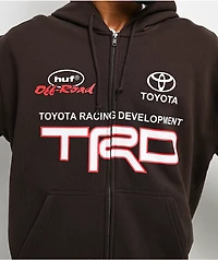 HUF x Toyota TRD Motor Brown Zip Hoodie