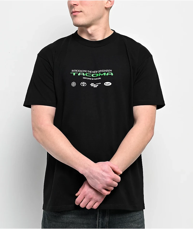 HUF x Toyota TRD New Generation Black T-Shirt