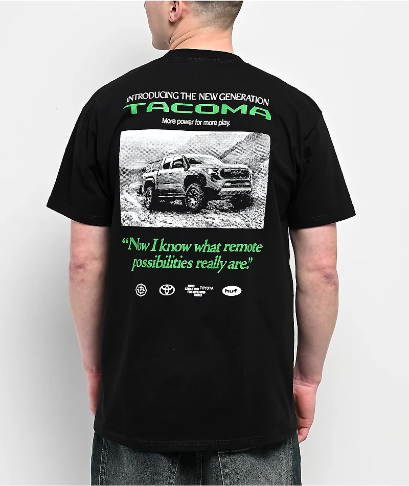 HUF x Toyota TRD New Generation Black T-Shirt