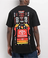 HUF x Toyota TRD Stickered Black T-Shirt