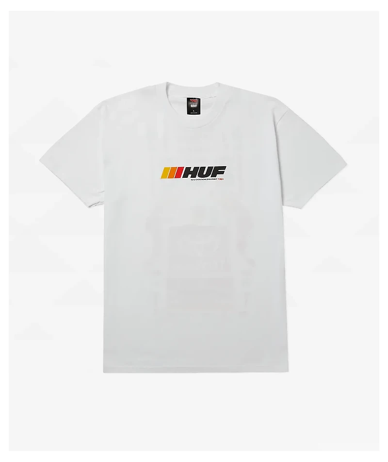 HUF x Toyota TRD Stickered White T-Shirt