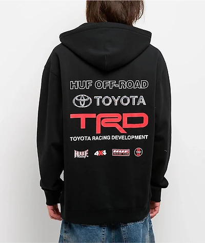 HUF x Toyota TRD Team 4x4 Black Hoodie