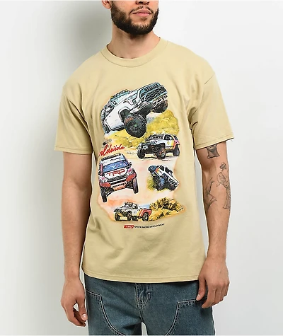 HUF x Toyota TRD Valley Trails White T-Shirt
