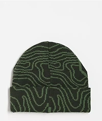 HUF x Toyota Topography Green Beanie