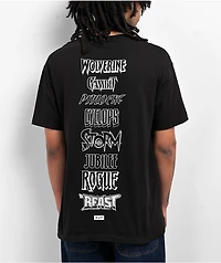 HUF x X-Men Mutant Black T-Shirt