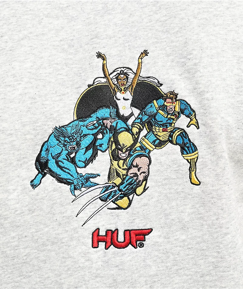 HUF x X-Men Mutant Grey Crewneck Sweatshirt