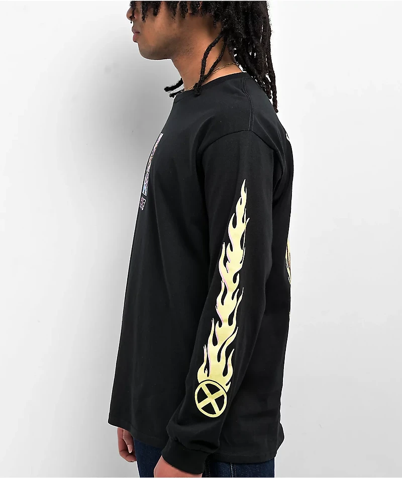 HUF x X-Men Phoenix Rising Black Long Sleeve T-Shirt