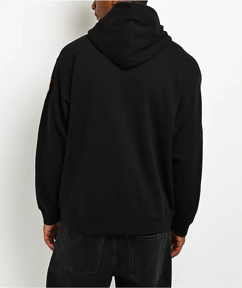 HUFx Spitfire Chrome Bighead Black Zip Hoodie