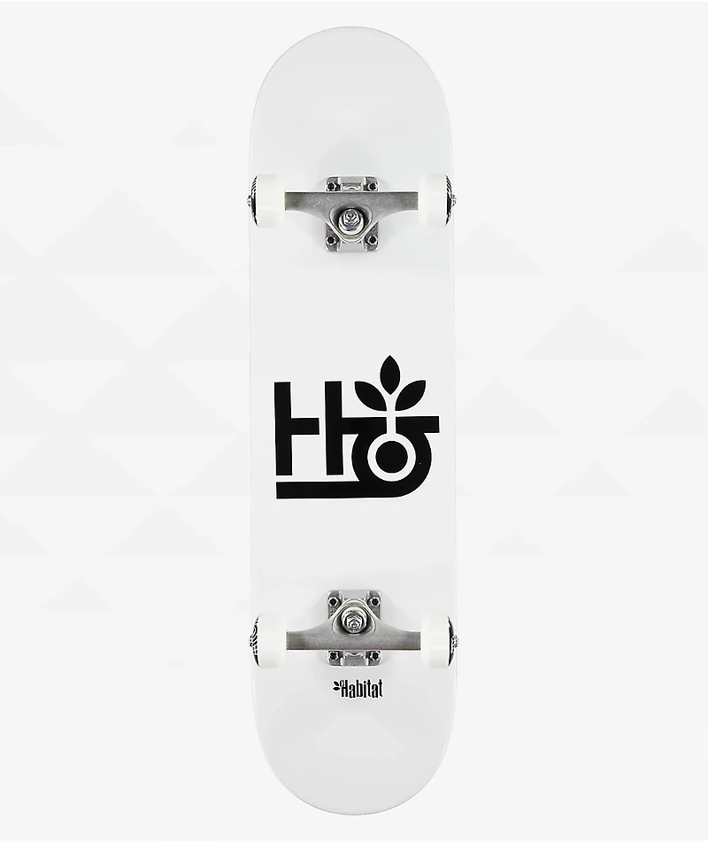 Habitat Pod White 8.0"Complete Skateboard
