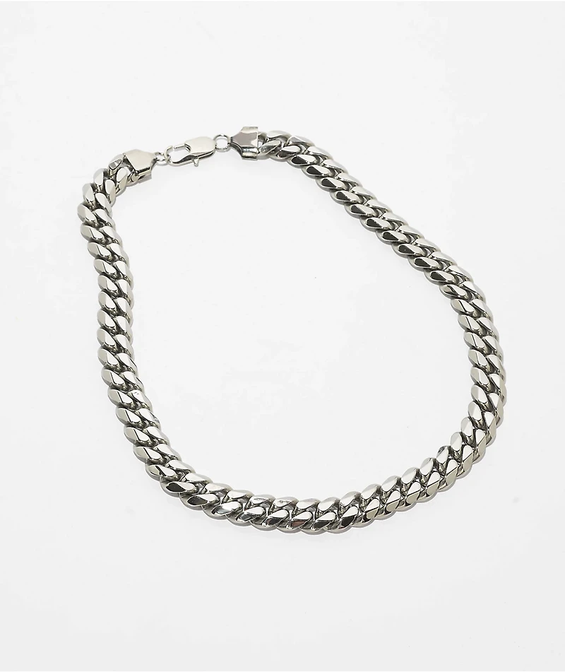 Half Hearted Flat Edge 14mm Cuban Chain Necklace