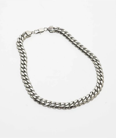 Half Hearted Flat Edge 14mm Cuban Chain Necklace