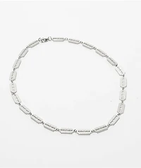 Half Hearted Razor Blade 8mm Silver Chain Necklace