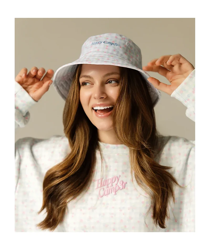 Happy Camp3r Bluebell Picnic Reversible Bucket Hat