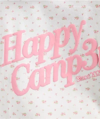 Happy Camp3r Garden Confetti Puff Core White Hoodie