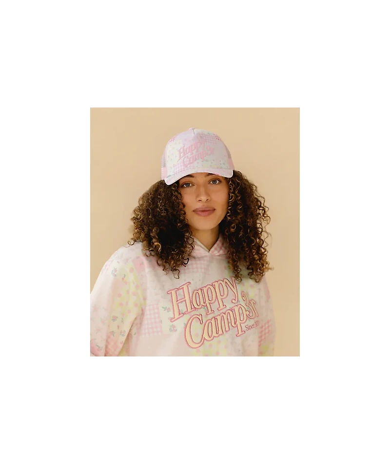 Happy Camp3r Patch Pink Trucker Hat