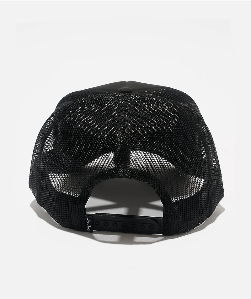 Happy Caps Nothing Is Wrong Black Trucker Hat