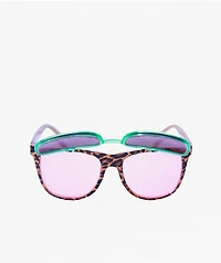 Happy Hour Leopard Party Flip Up Sunglasses