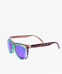 Happy Hour Leopard Party Flip Up Sunglasses