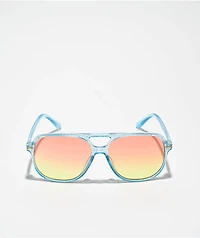 Happy Hour The Duke Cool Blue Sunglasses