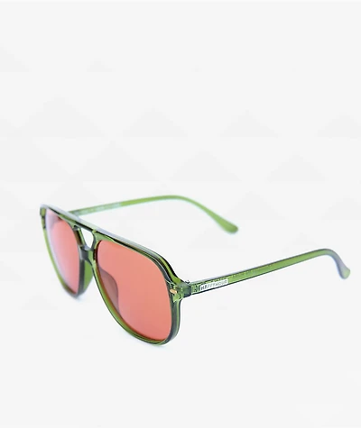 Happy Hour x Beagle-one-ism The Dukes Gloss Moss Green Sunglasses