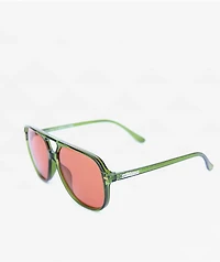 Happy Hour x Beagle-one-ism The Dukes Gloss Moss Green Sunglasses