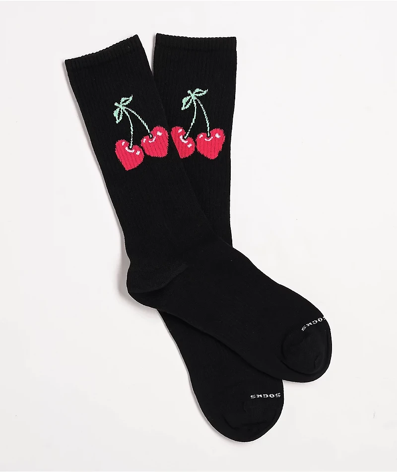 Happy Socks Black Cherry Crew Socks