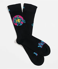 Happy Socks x Marvel Archenemy Black Crew Socks