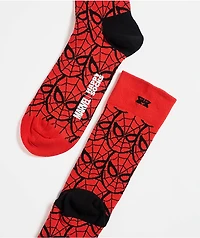 Happy Socks x Marvel Spider Man Red Crew Socks