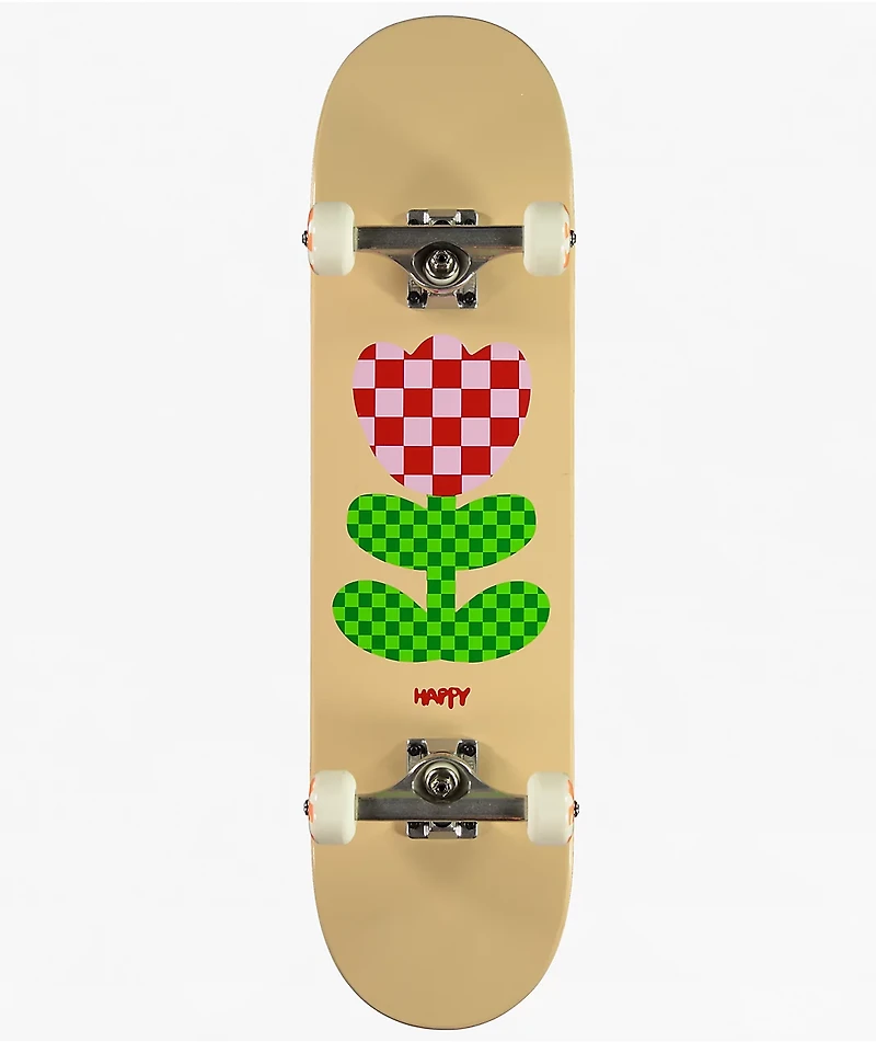 Happy Tulip Lilac 7.75" Skateboard Complete