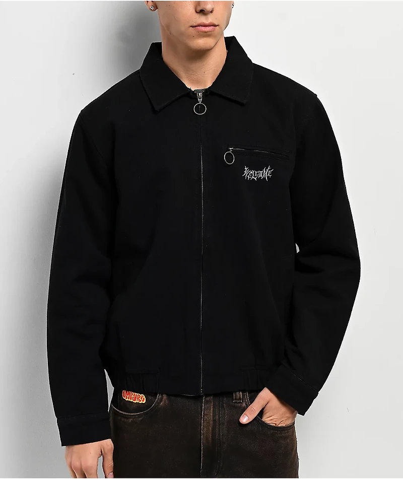 Harry Potter x Welcome Morsmordre Black Canvas Jacket